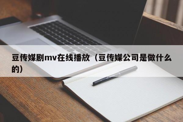 豆传媒剧mv在线播放(豆传媒公司是做什么的)